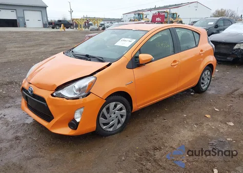 2015 Toyota Prius C Two from USA, damaged, VIN JTDKDTB33F1091239